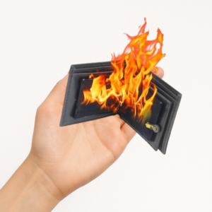 🔥 Premium Magic Fire Wallet – Light up your next trick… literally!